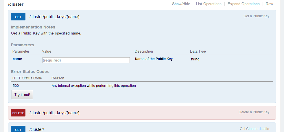 Prism REST API Sample Call